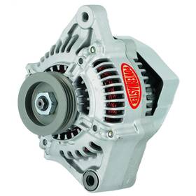 8102-1 Powermaster Denso Style Race Alternator 65a Offset Right