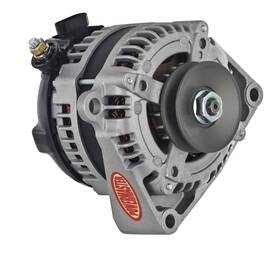 12si-style Powermaster 8440091 Gm Alternator Natural 3-wire 175 Amp 1v Belt Pull