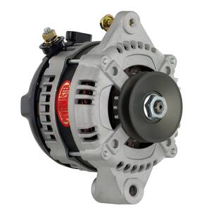 12si-style Powermaster 847295 Gm Alternator Natural 3-wire 175 Amp 1v Belt Pulle