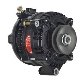 12si-style Powermaster 8578611-1 Gm Alternator Black 1-wire 175 Amp 1v Belt Pull
