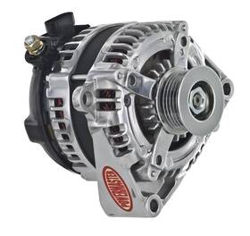 12si-style Powermaster 864009 Gm Alternator Polished 3-wire 175 Amp 6 Groove Bel