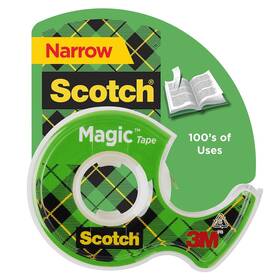 Mmm119 Scotch Magic Tape 1 Roll Numerous Applications Invisible Pack Of Clear