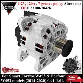 A4539064100 Sctdktech 23100-7842r New Alternator For 2014-2020 Smart Fortwo Forfour W453
