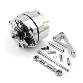 Pce360.1107 Speedmaster High Output 1-wire Alternator And Bracket Kit Small Block Chevy