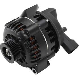 2891025 Speedway Motors Gm Cs130d Style High Output 180 Amp All Black Alternator
