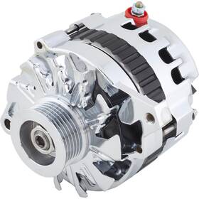 91023131-chr Speedway Motors Gm Cs-130 Style 220 Amp Alternator Serpentine Pulley Chrome
