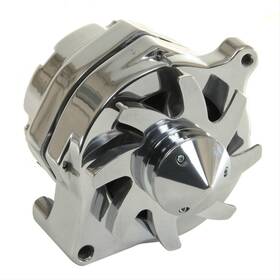Sum-810302p Summit Racing Alternator 100 Amps Polished 12v Ford 2g Case 810302p