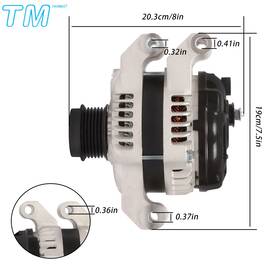 735516 Techme17 Alternator For Jeep Grand Cherokee 2011-2018 Ram 1500 Pickup 2016-18 3.6l 160amp