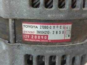 27060-0v060 Toyota 2010-2011 Camry Alternator Generator Charging Assembly Engine Oem Dkk7q