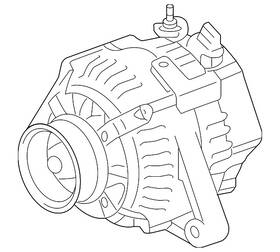 2706037081 Toyota Genuine Alternator