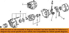 Toyota 270606216084 Oem 00-04 Tacoma-alternator