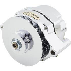 7068rd Tuff Stuff Ford 61-85 Gm Conversion One Wire Alternator Chrome 100 Amp