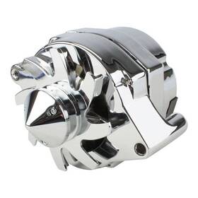 7069abull Tuff Stuff Performance Chrome 140a Silver Bullet Fits Ford Alternator 1-wire V-belt Pul