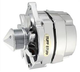7140abull6g Tuff Stuff Performance Silver Bullet Alternator 140 Amps 12v Gm 10si Case