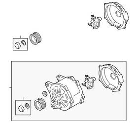 059-903-025-cx Volkswagen Genuine Alternator