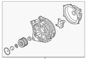 05e-903-026-kx Volkswagen Genuine Alternator