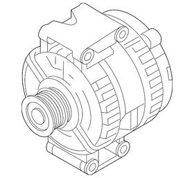 06k-903-015-dx Volkswagen Genuine Alternator