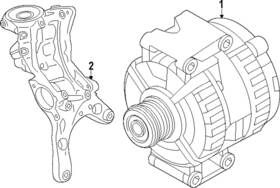 06q-903-028-e Volkswagen Genuine Alternator