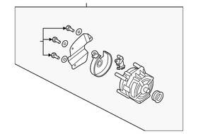 Volvo 36051415 Genuine Alternator