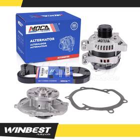 Wban52wp89sp76 Winbest Autoparts Alternator Water Pump With Belt For 2010-2012 Chevrolet Traverse Gmc Acadia 3.6l