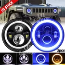 Pair 7" Led Headlights Fit Hummer Humvee M998 Lmtv Bmy M1045 M1078 M925 M35A2-2. Fixed Price $45.98.