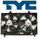 Tyc Dual Radiator & Condenser Fan Assembly For 2003-2008 Infiniti FX35 Belts Vu. Fixed Price $198.88.