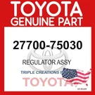 Genuine 2770075030 Toyota Regulator Assy Generator 27700-75030 Oem. Fixed Price $101.29.