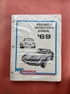 1969 Corvette Assembly Instruction Manual Illustrated Mid America Nos. Fixed Price $38.00.