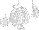 Genuine Mercedes-benz Alternator 000-906-31-22-80. Fixed Price $704.90.