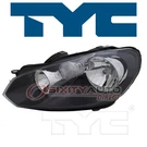 Tyc Left Headlight Assembly For 2010-2014 Volkswagen Gti Electrical Lighting Rx. Fixed Price $242.22.