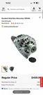 2015 Chevy Cruz Alternator. Fixed Price $90.00.