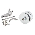 King Chrome Gm One Wire Alternator, 100 Amp W/outboard Bracket. Fixed Price $245.99.