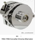 Mechman Chrome Billet 240 Amp High Output Alternator For C5/C6 Corvette. Fixed Price $524.00.