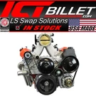 Camaro Low Mount Alternator, Power Steering Pump Brackets Lsx LS1 LS6 Billet. Fixed Price $189.99.