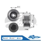 Gates Alternator Freewheel Clutch Pulley Fits Pathfinder Cabstar A252C564FE 2315. Fixed Price $153.28.