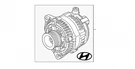 Genuine Hyundai Generator Assembly/alternator 37300-3C125-QQH. Fixed Price $225.00.