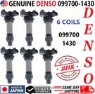 Oem Denso Ignition Coils For 2007-2015 Chevrolet Buick Pontiac Gmc, 099700-1430. Fixed Price $136.28.