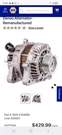 Honda Civic Brand New Denso Alternator 210-4000. Fixed Price $228.00.