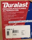 Nib Duralast Reman Alternator DL5663610. 2017 2021 Ford Transit 150 350 250A. Fixed Price $250.00.