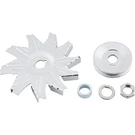 Speedway 91015436 Chrome Single Groove Alternator Pulley With Fan. Fixed Price $38.99.