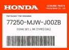 Honda Genuine Cowl Set, L. Rr. (TYPE1) (wl) 77250-MJW-J00ZB. Fixed Price $68.97.