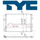Tyc Ac Condenser For 2013-2016 Hyundai Veloster Air Conditioning Heating Dp. Fixed Price $100.76.