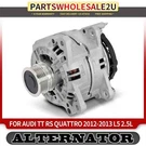 Alternator For Audi Quattro 12-13 L5 2.5L 140A 12V Cw 5-GROOVE Clutch Pulley. Fixed Price $180.99.