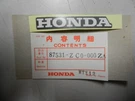 Nos Honda 3.25" Generator Emblem Marker TYPE1 EX1000 87531-ZC0-000ZA. Fixed Price $9.99.