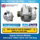 Alternator For Jaguar 101211-7640 DBC6819 DBC6820 NA-1800-BA. Fixed Price $181.36.