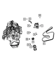 Genuine Mopar Alternator Remanufactured R4727865AB. Fixed Price $315.72.
