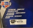 Carquest 7780A Alternator. Fixed Price $49.95.