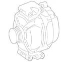 Genuine Mercedes-benz Remanufactured Alternator 014-154-10-02-80. Fixed Price $1353.00.