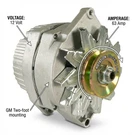 Alternator Delco 10SI 12V 63A Chevy Truck 1973-1983 Clark Hyster 1100118. Fixed Price $223.64.