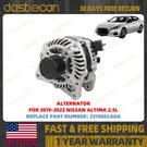 Alternator For Nissan Altima 2019-2022 2.5L L4 Platinum Sl 120A 12V 231006CA0A. Fixed Price $169.34.